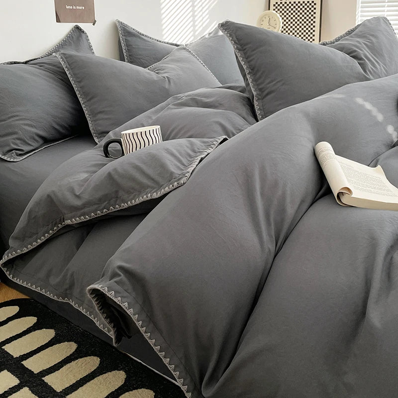 Soft cotton - simply washed bedding set