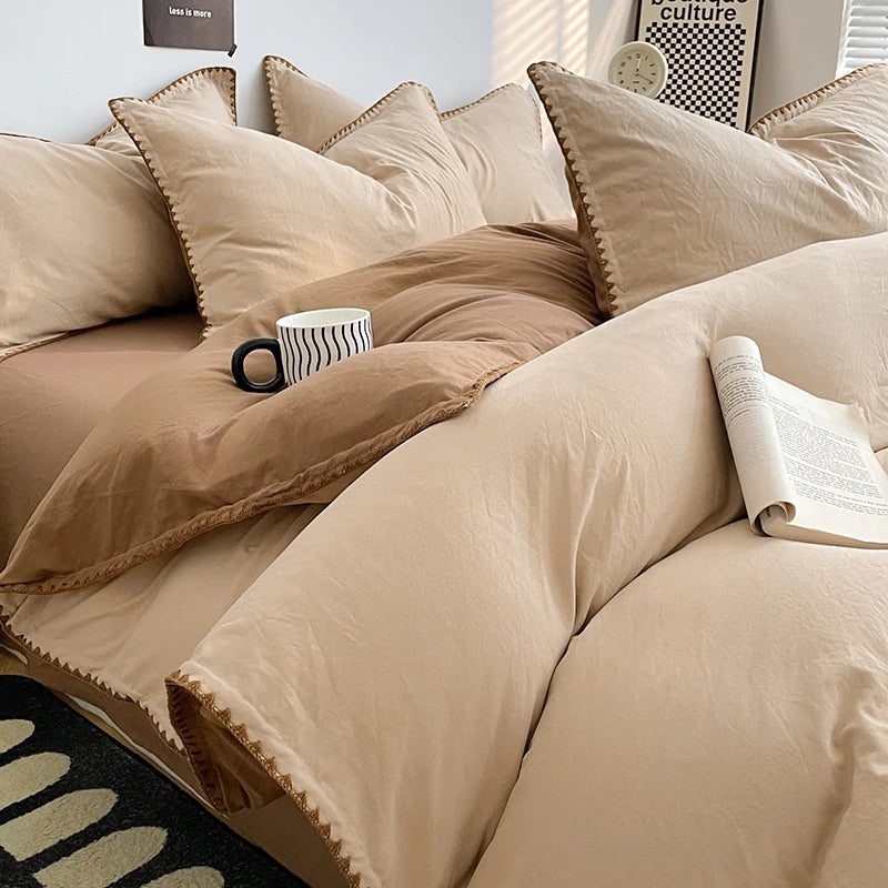 Soft cotton - simply washed bedding set