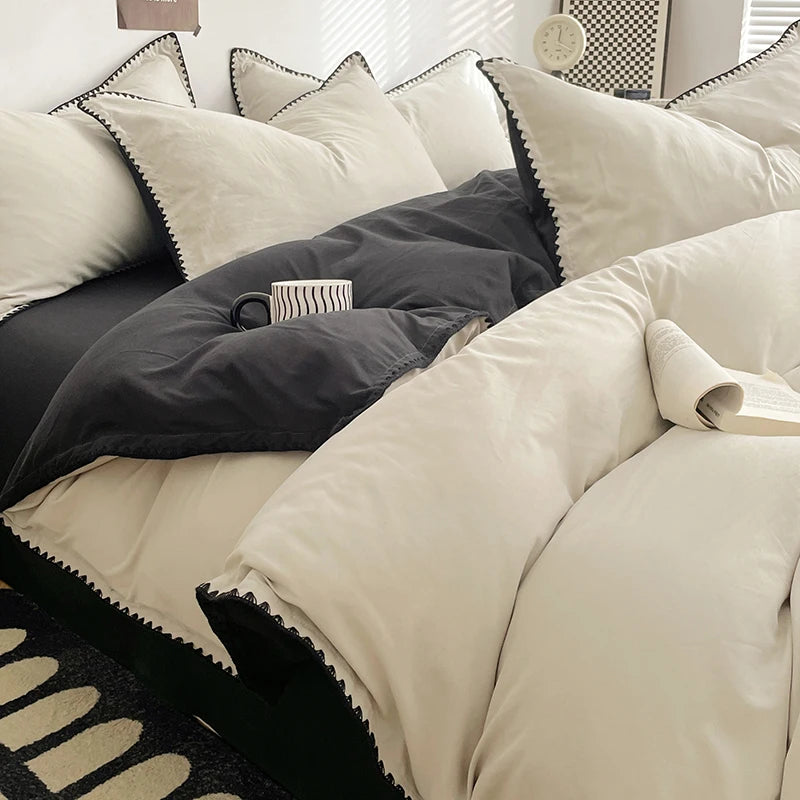 Soft cotton - simply washed bedding set