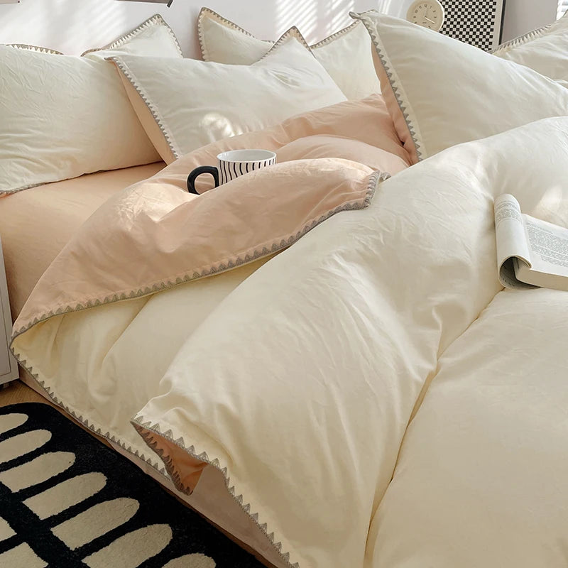 Soft cotton - simply washed bedding set